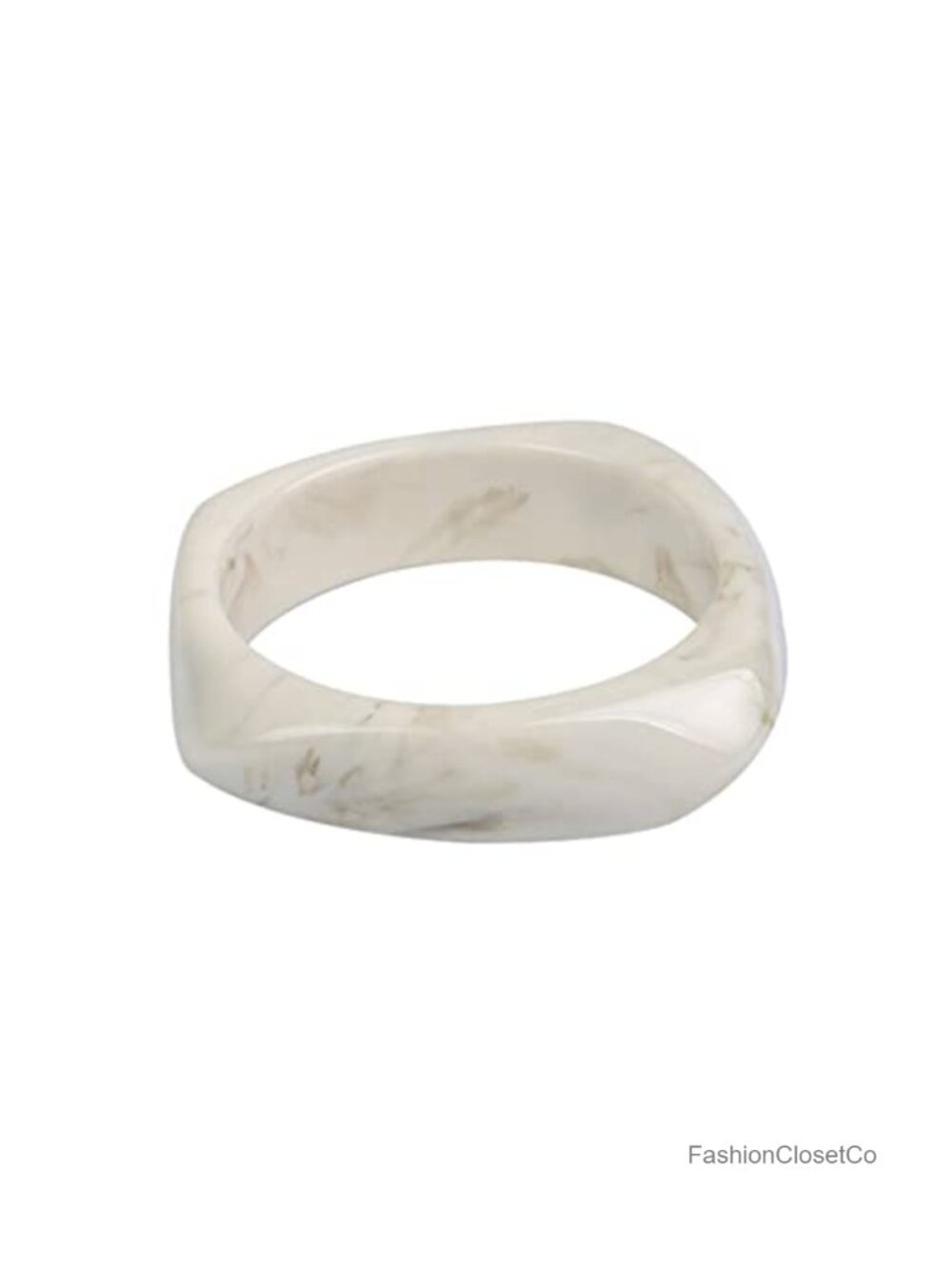 Colorful Square Acrylic Resin Bangle Bracelet Wristbands Tortoiseshell Cuff